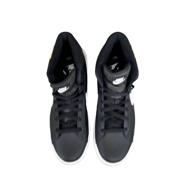 Nike Court Royale 2 Mid Sneakers Size 8 Black/White Onyx - Picture 3 of 13